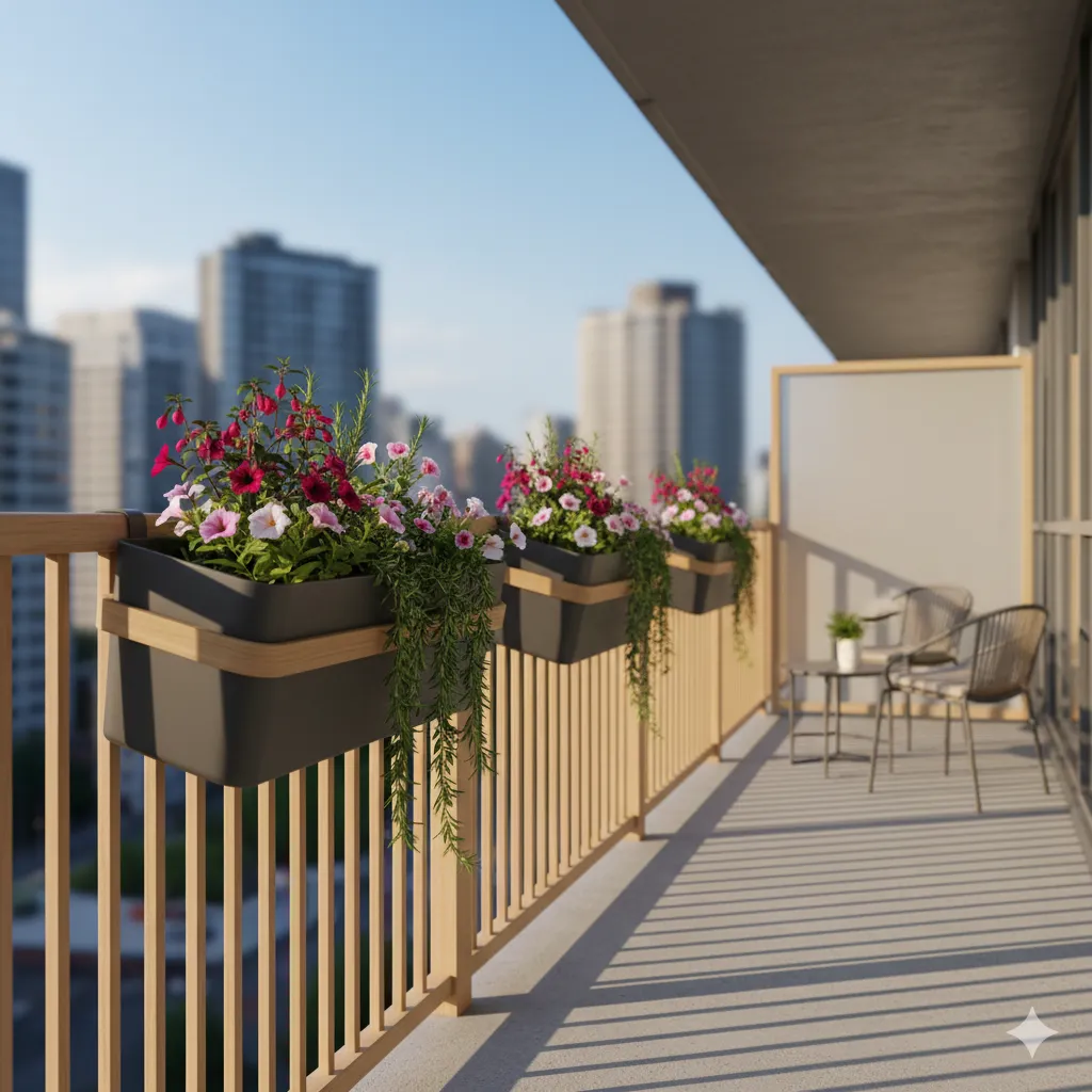Modern container solutions for balconies